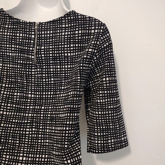 Bar III - Asymmetrical Checkered Blouse - Picture 10 of 13